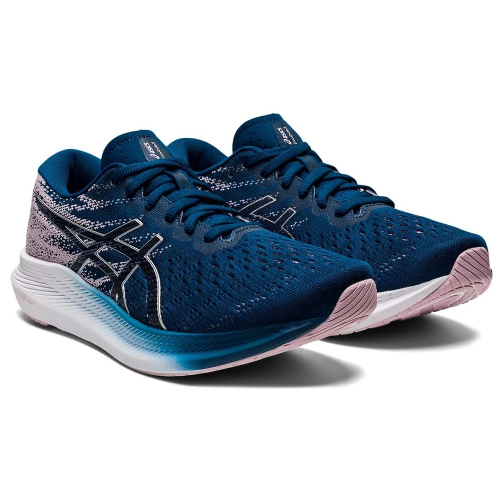 Asics EvoRide 3 Women’s Running Shoes Sneakers Mako Blue Pure Silver 9.5